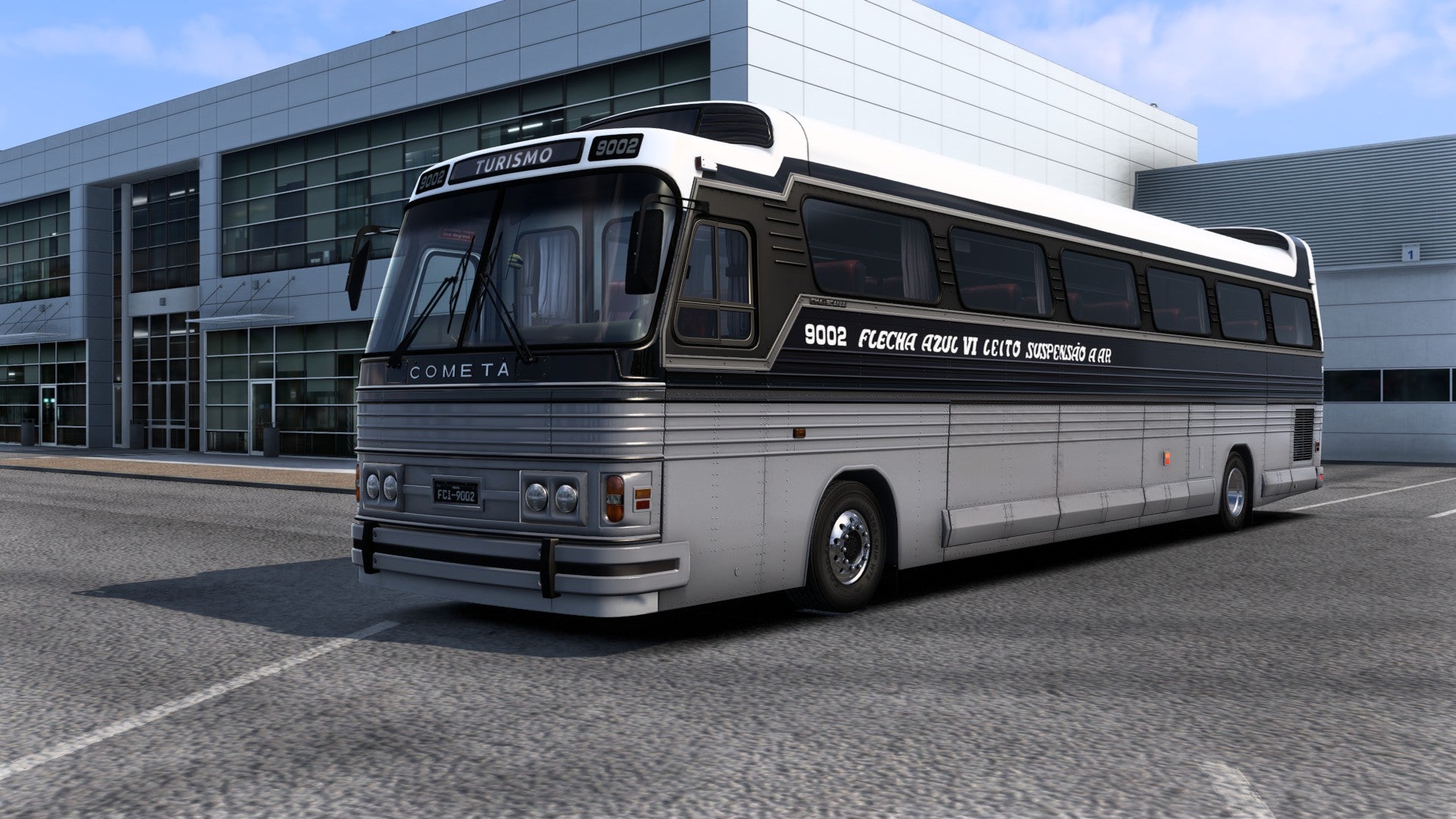 ETS2 Mod Bus CMA Scania Flecha Azul VI Leito