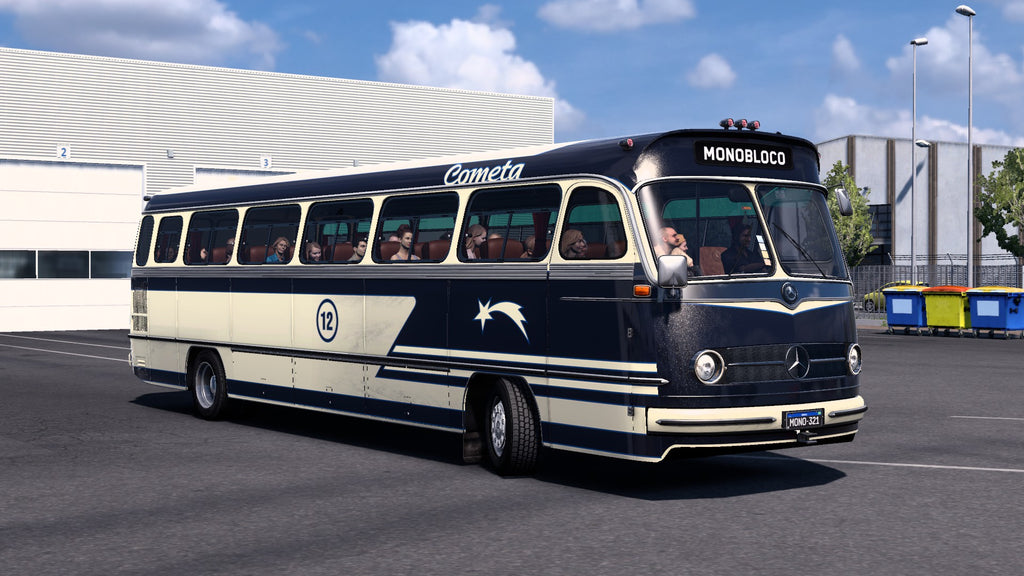 ETS2 Mod Bus Monoblobo O-321 4x2 Mercedes-Benz