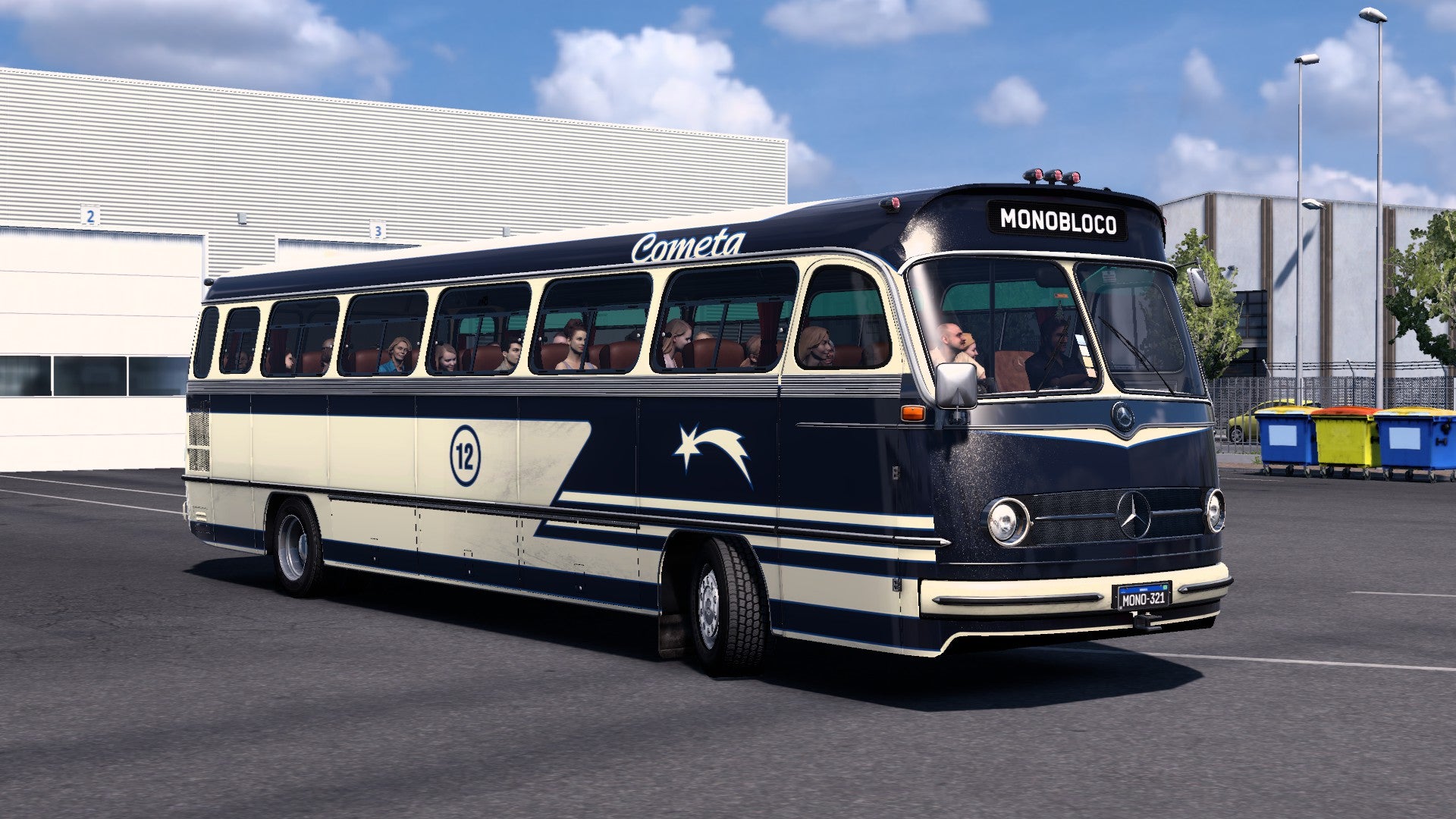 ETS2 Mod Bus Monoblobo O-321 4x2 Mercedes-Benz