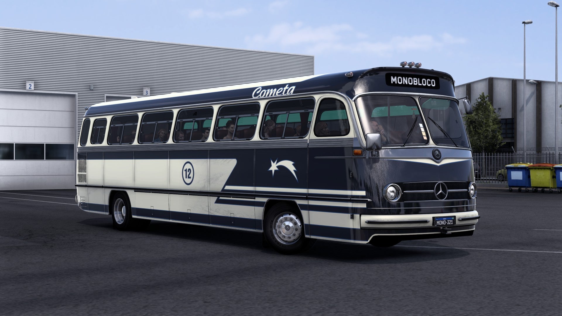 ETS2 Mod Bus Monoblobo O-321 4x2 Mercedes-Benz