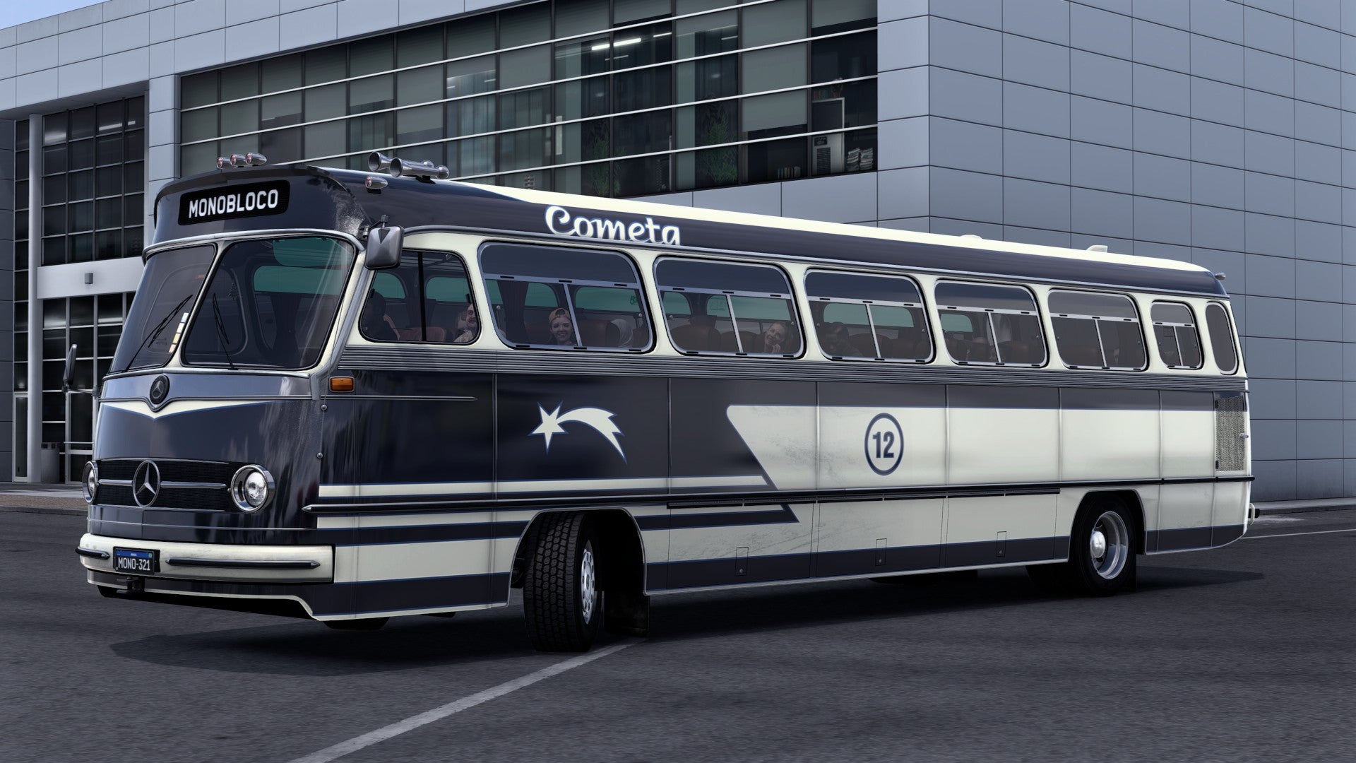 ETS2 Mod Bus Monoblobo O-321 4x2 Mercedes-Benz