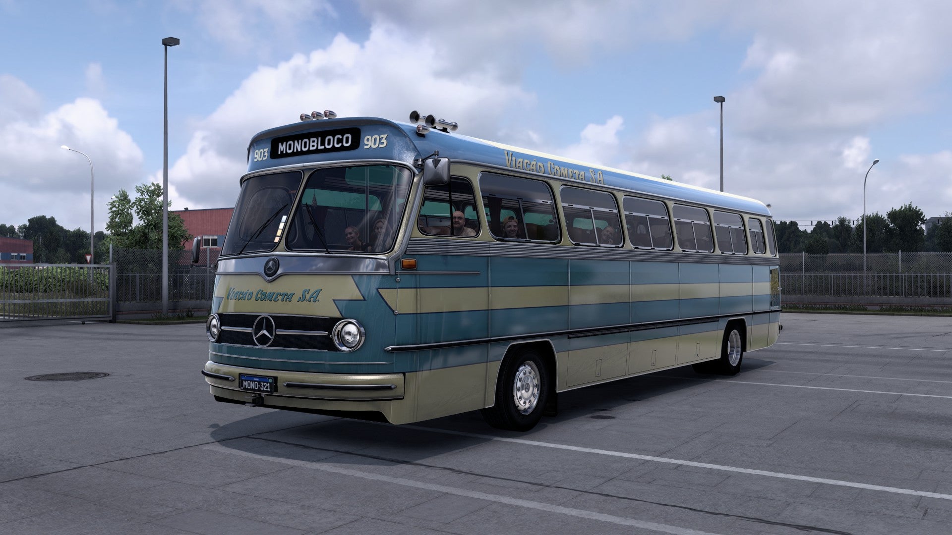 ETS2 Mod Bus Monoblobo O-321 4x2 Mercedes-Benz