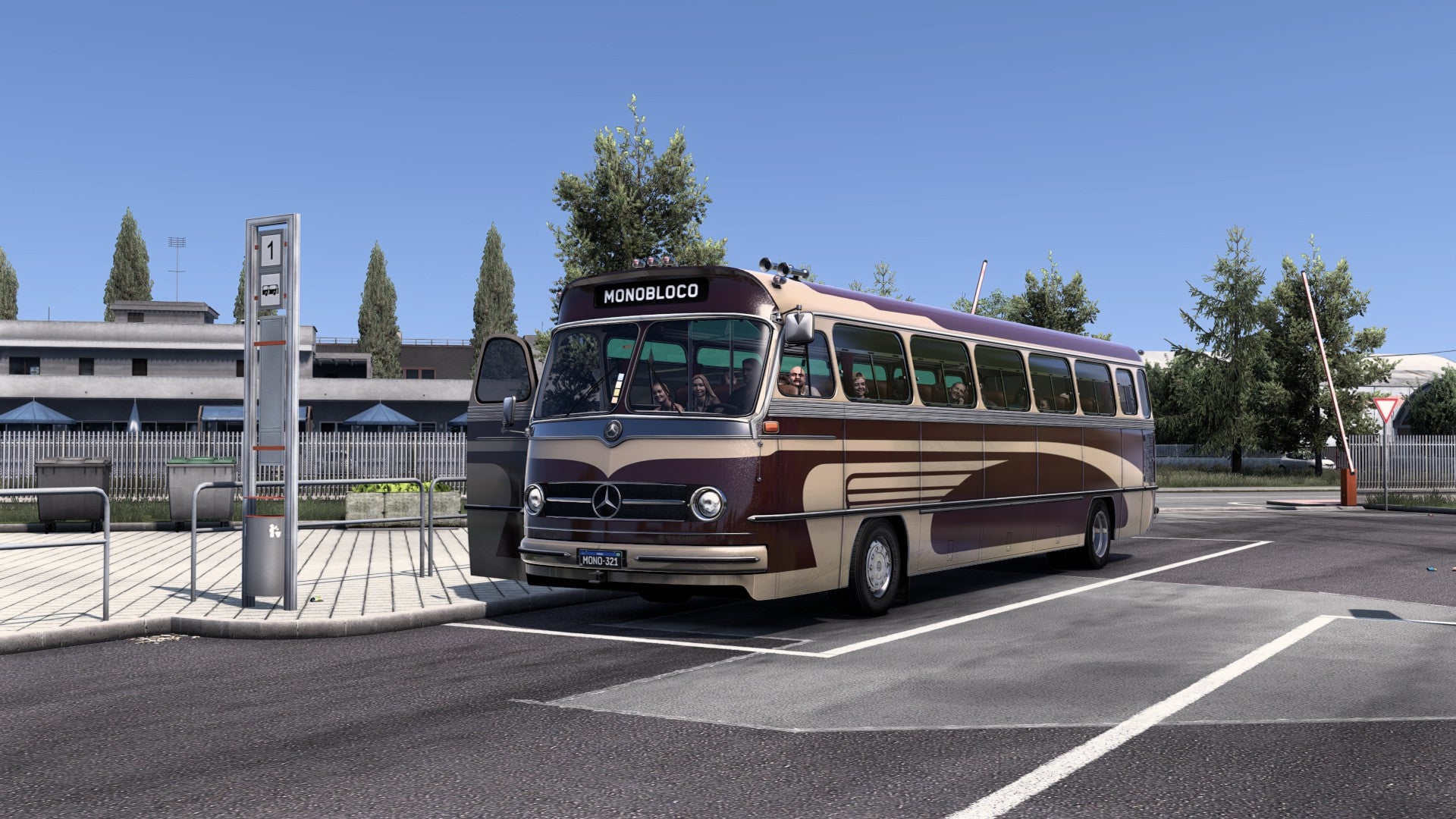 ETS2 Mod Bus Monoblobo O-321 4x2 Mercedes-Benz
