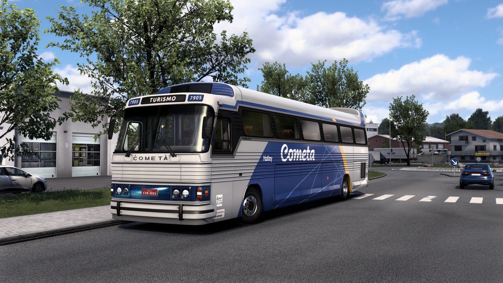 ETS2 Mod Bus CMA Scania Flecha Azul VI Leito