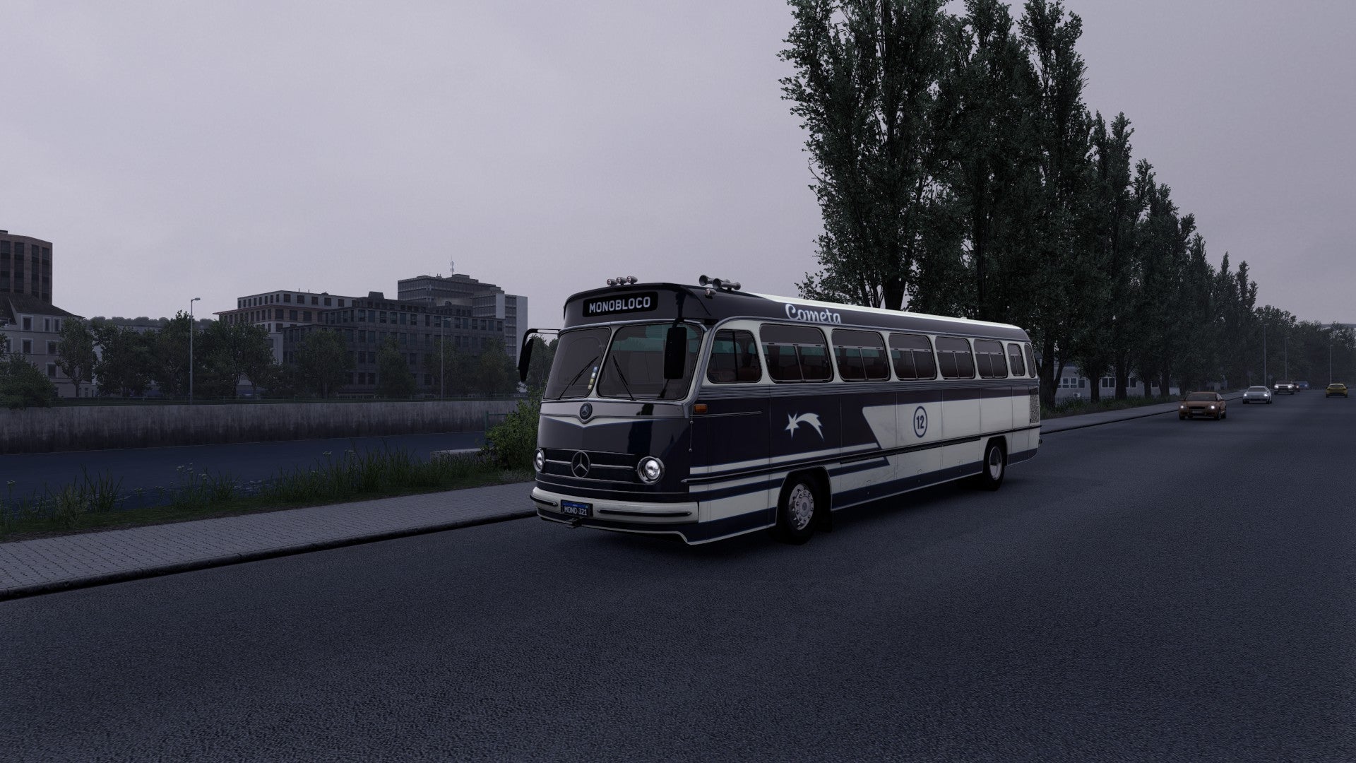 ETS2 Mod Bus Monoblobo O-321 4x2 Mercedes-Benz