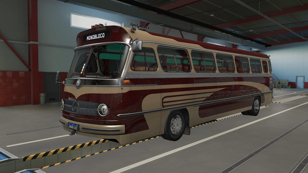 ETS2 Mod Bus Monoblobo O-321 4x2 Mercedes-Benz