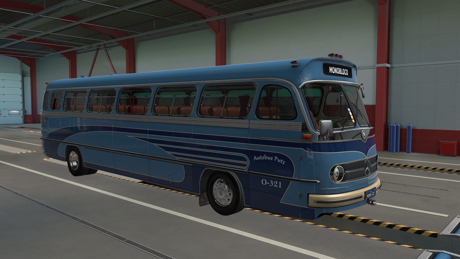 ETS2 Mod Bus Monoblobo O-321 4x2 Mercedes-Benz