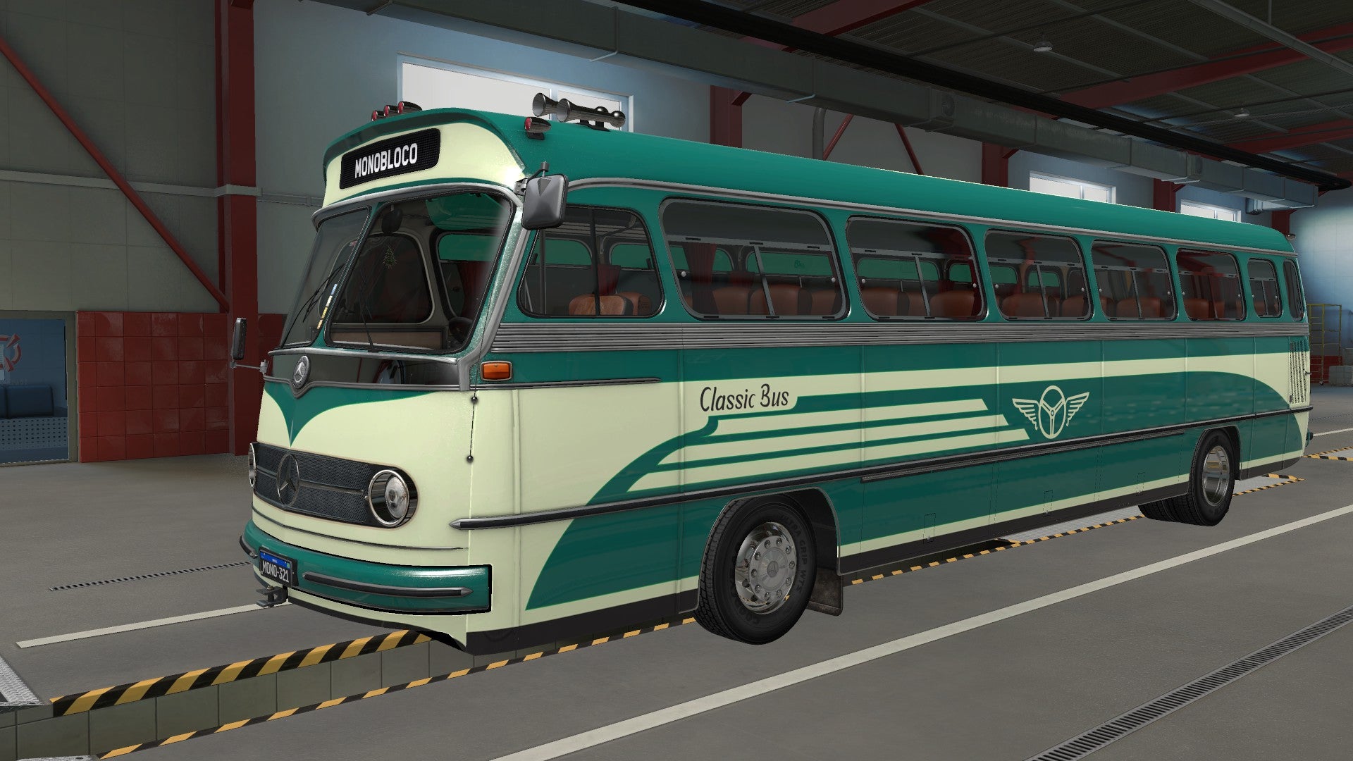 ETS2 Mod Bus Monoblobo O-321 4x2 Mercedes-Benz