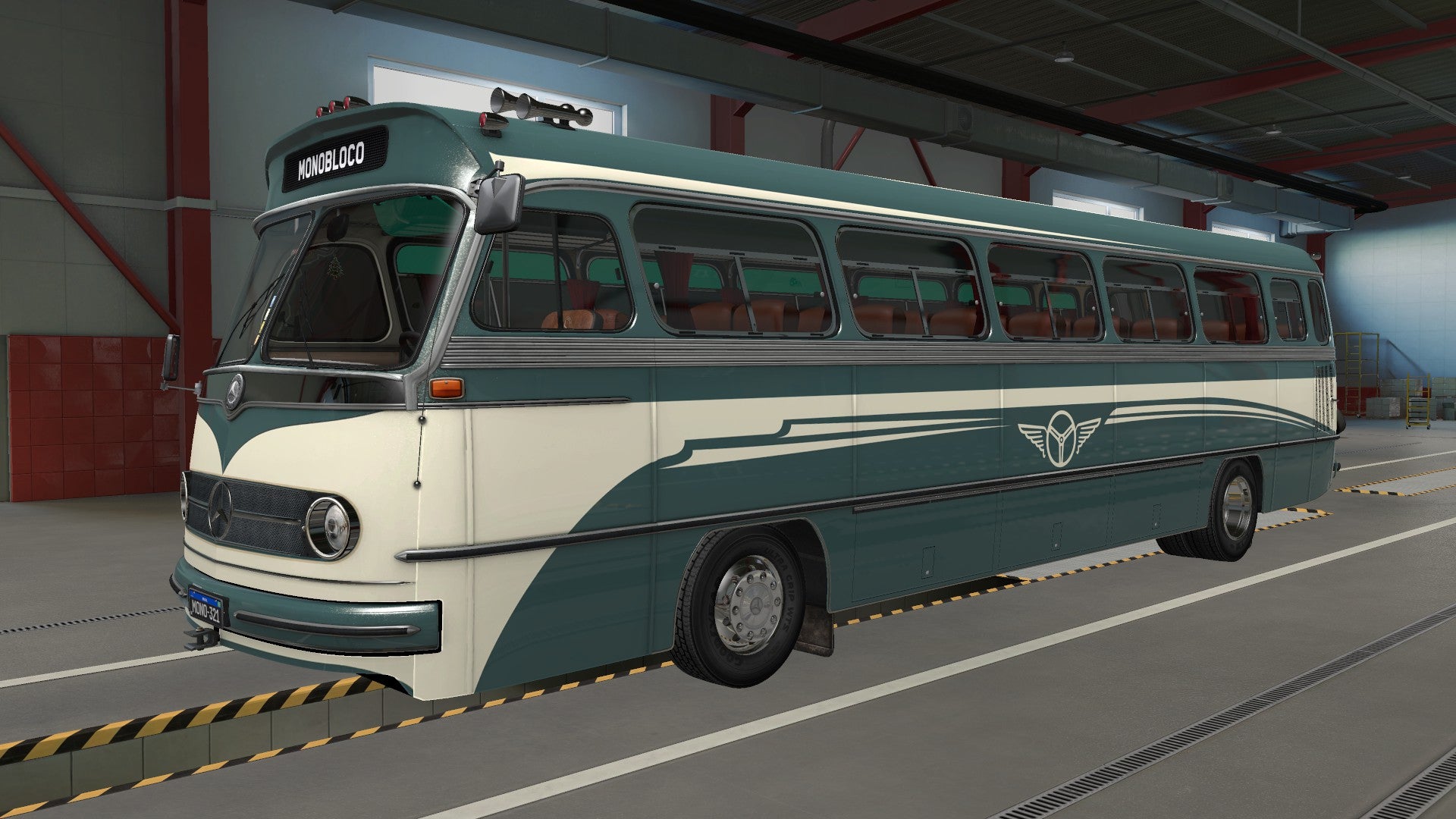 ETS2 Mod Bus Monoblobo O-321 4x2 Mercedes-Benz