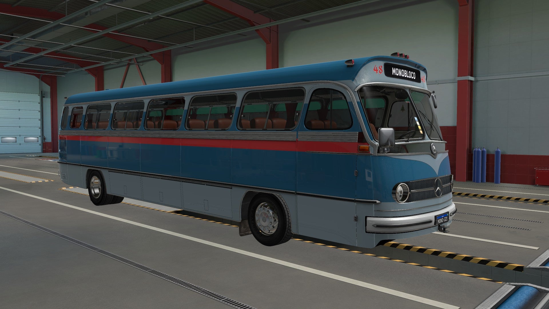 ETS2 Mod Bus Monoblobo O-321 4x2 Mercedes-Benz
