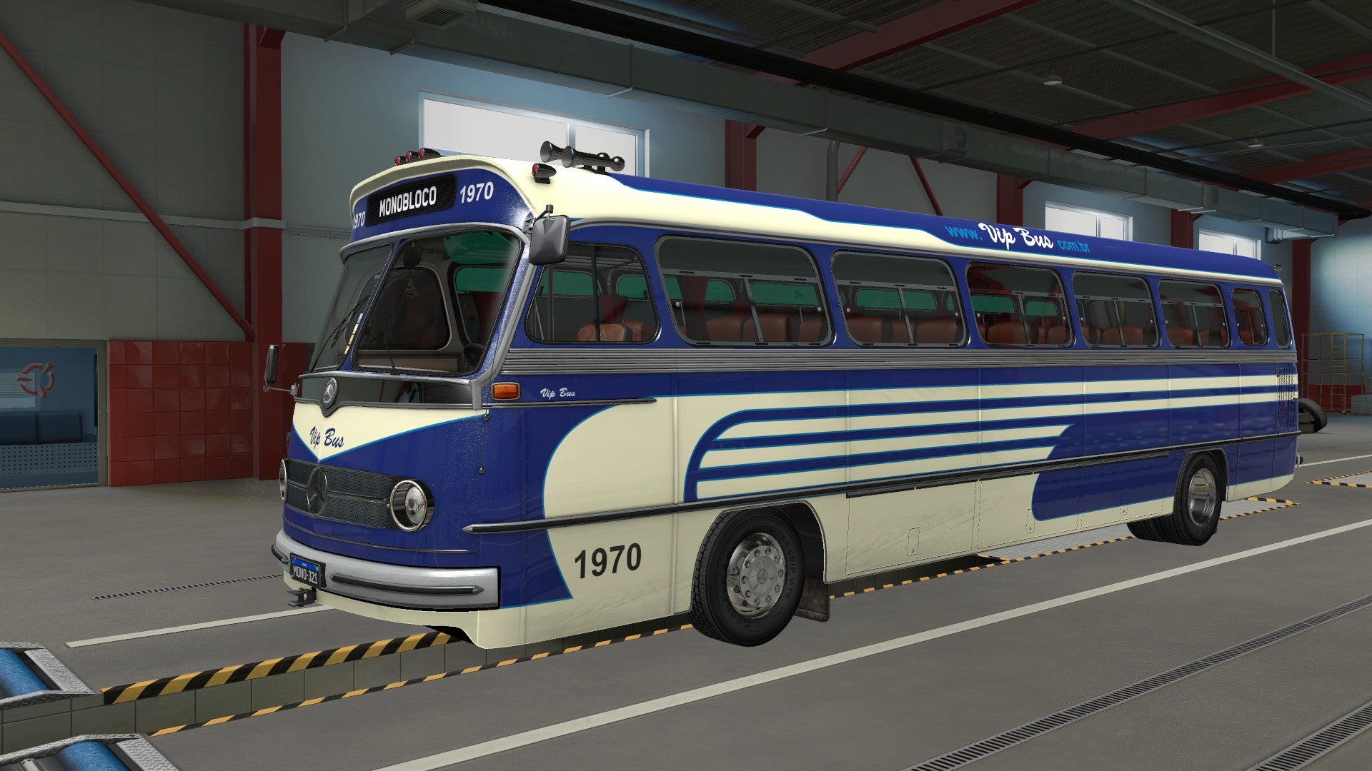 ETS2 Mod Bus Monoblobo O-321 4x2 Mercedes-Benz