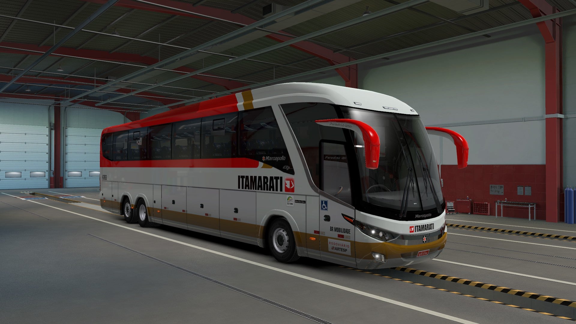 ETS2 Mod DLC para o G7 Mercedes-Benz Facelift 6x2