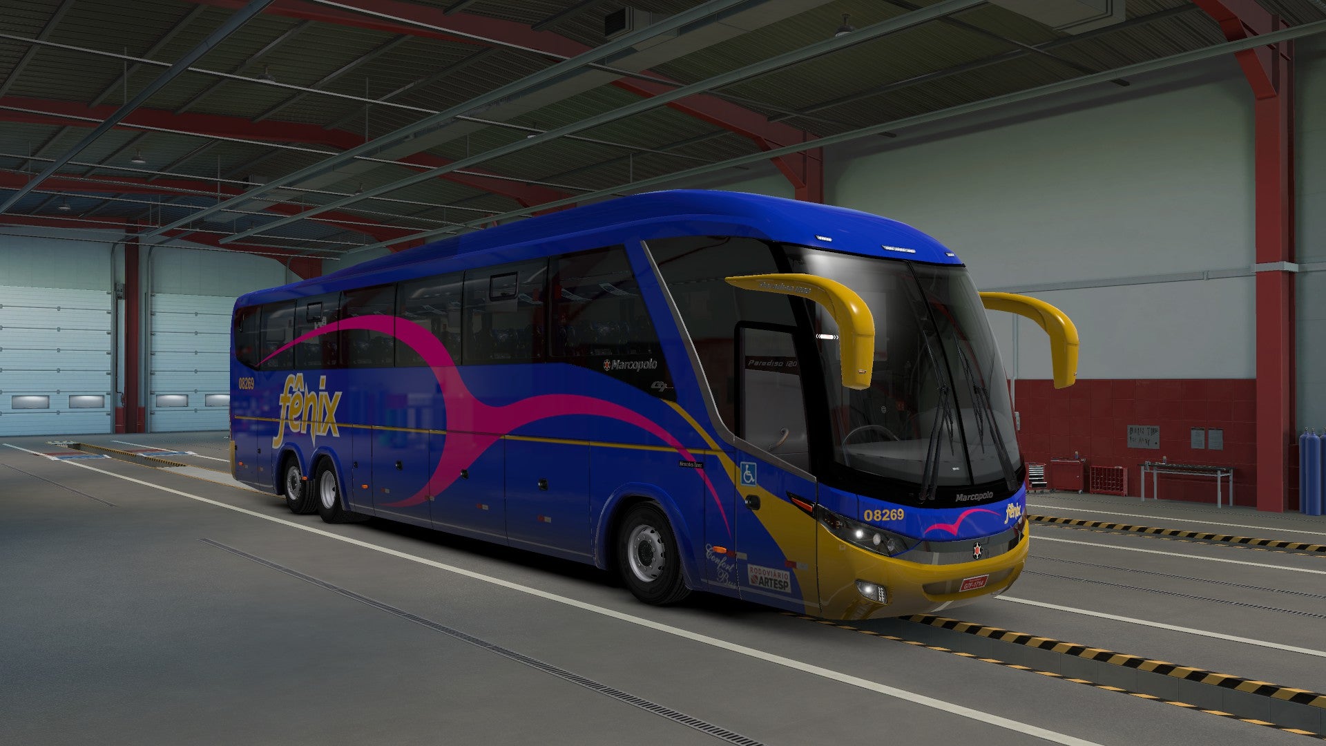 ETS2 Mod Bus G7 Volvo Facelift 6x2 Executivo