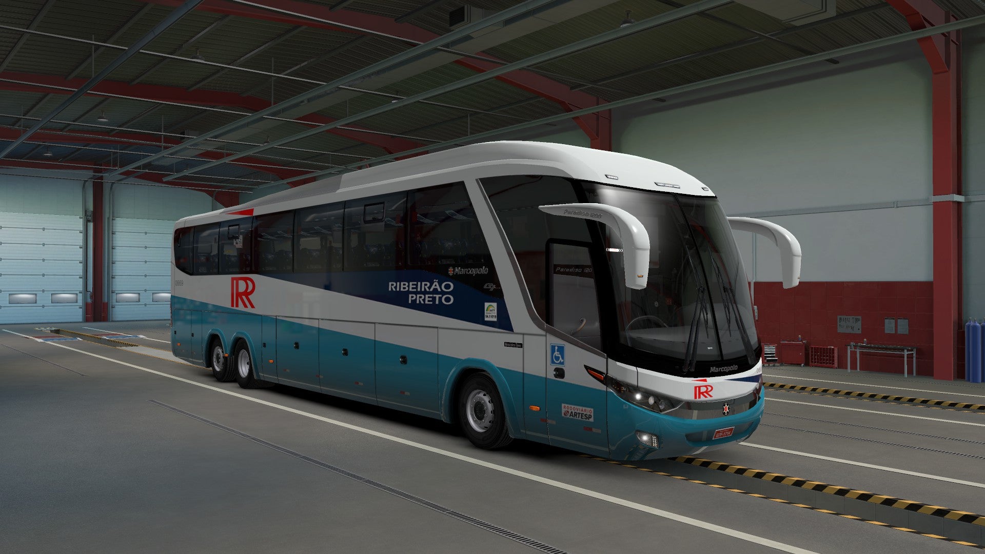 ETS2 Mod DLC para o G7 Mercedes-Benz Facelift 6x2