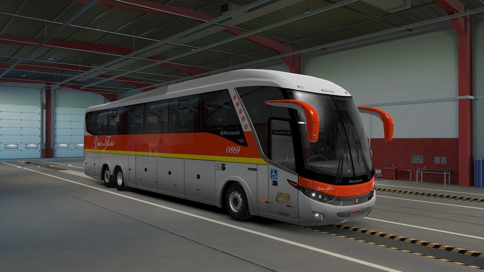 ETS2 Mod Bus G7 Volvo Facelift 6x2 Executivo