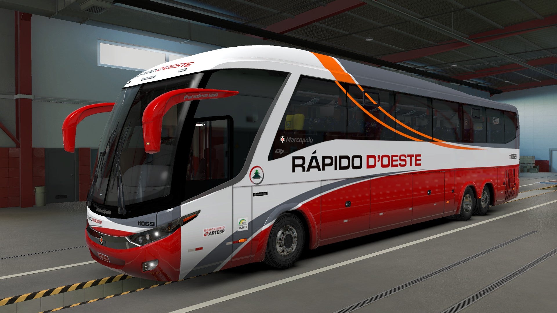 ETS2 Mod Bus G7 Mercedes-Benz Facelift 6x2 Executivo