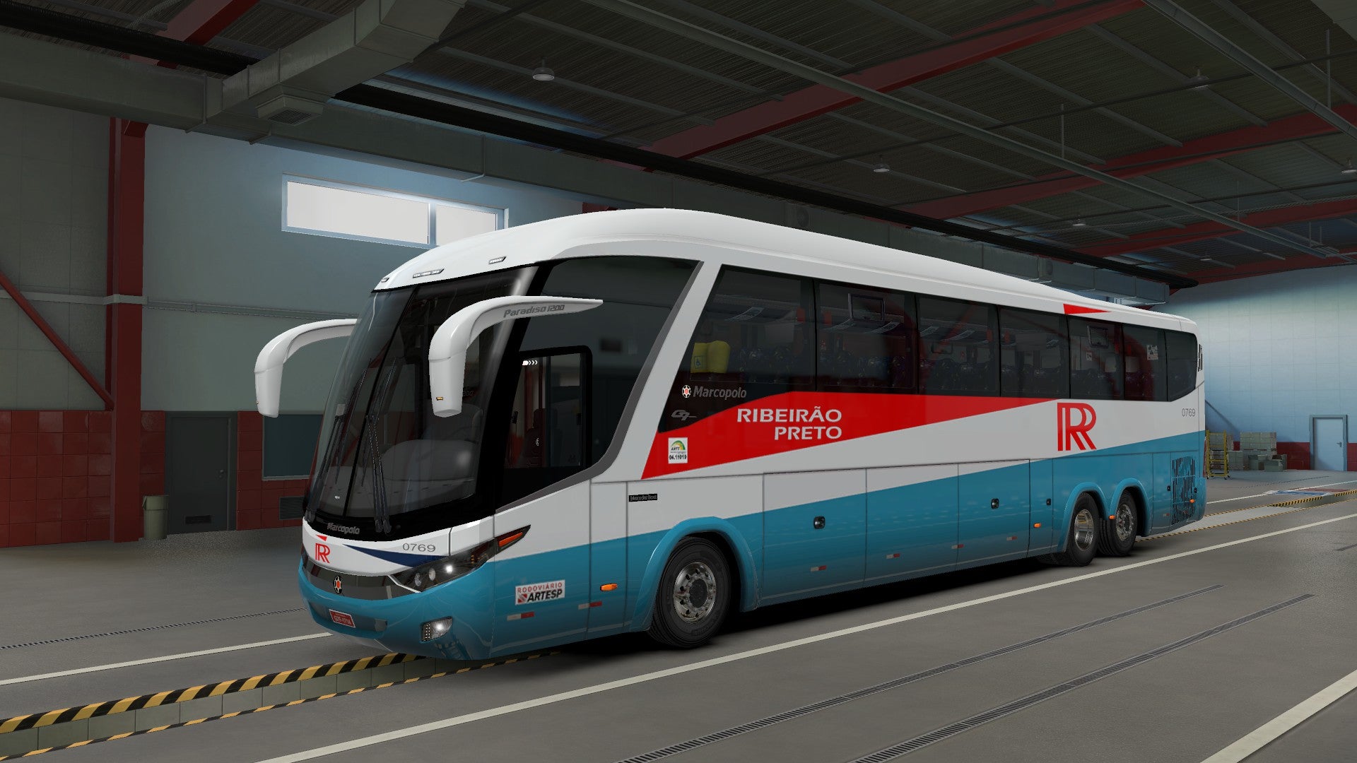 ETS2 Mod Bus G7 Scania Facelift 6x2 Premium 