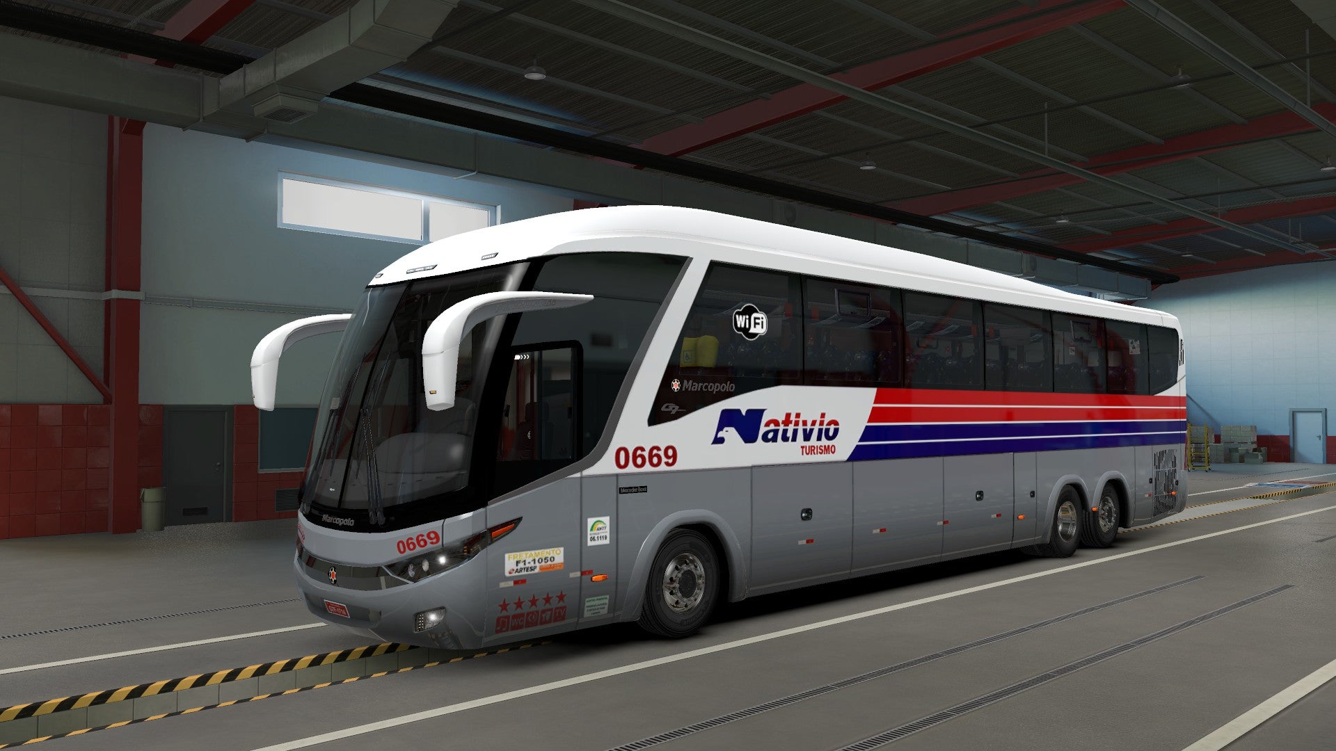 ETS2 Mod DLC para o G7 Mercedes-Benz Facelift 6x2