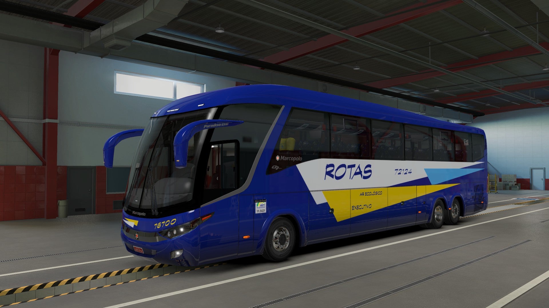ETS2 Mod Bus G7 Mercedes-Benz Facelift 6x2 Executivo