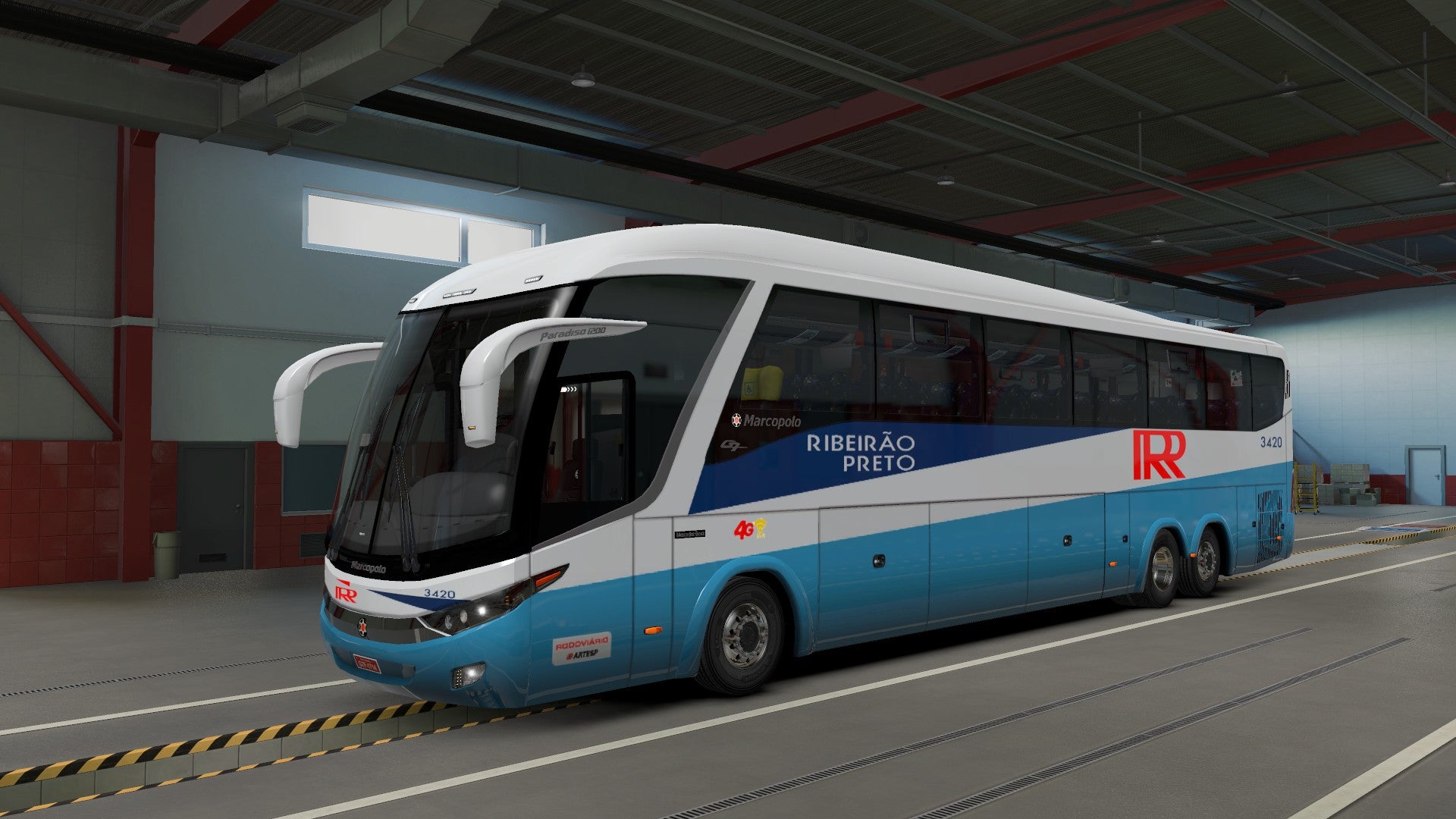 ETS2 Mod DLC para o G7 Mercedes-Benz Facelift 6x2
