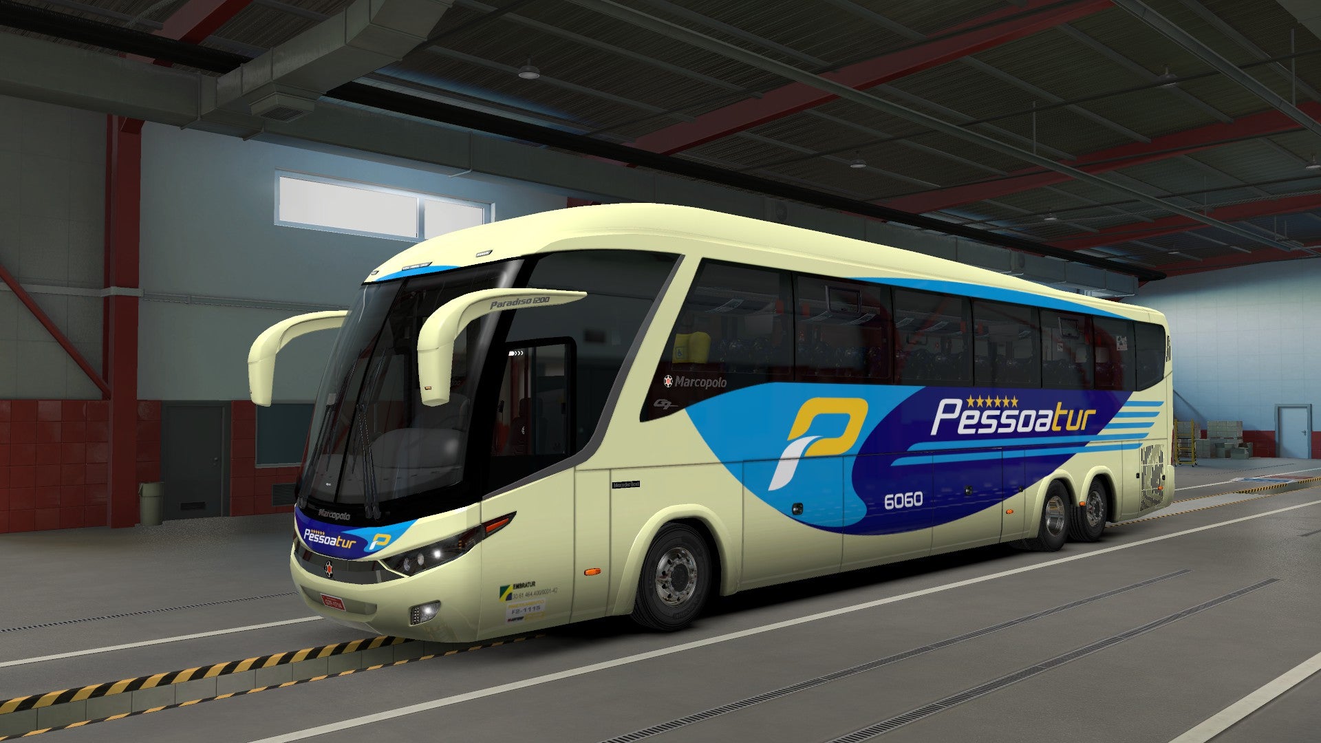 ETS2 Mod Bus G7 Volvo Facelift 6x2 Executivo