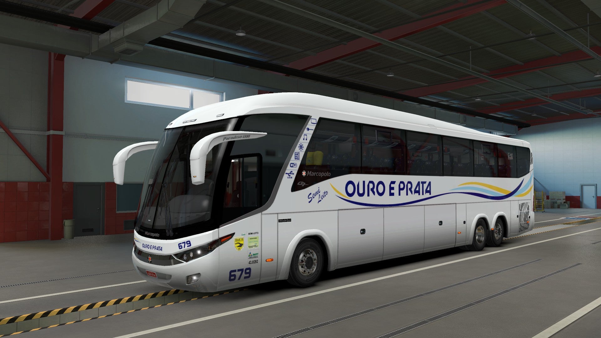 ETS2 Mod Bus G7 Volvo Facelift 6x2 Executivo