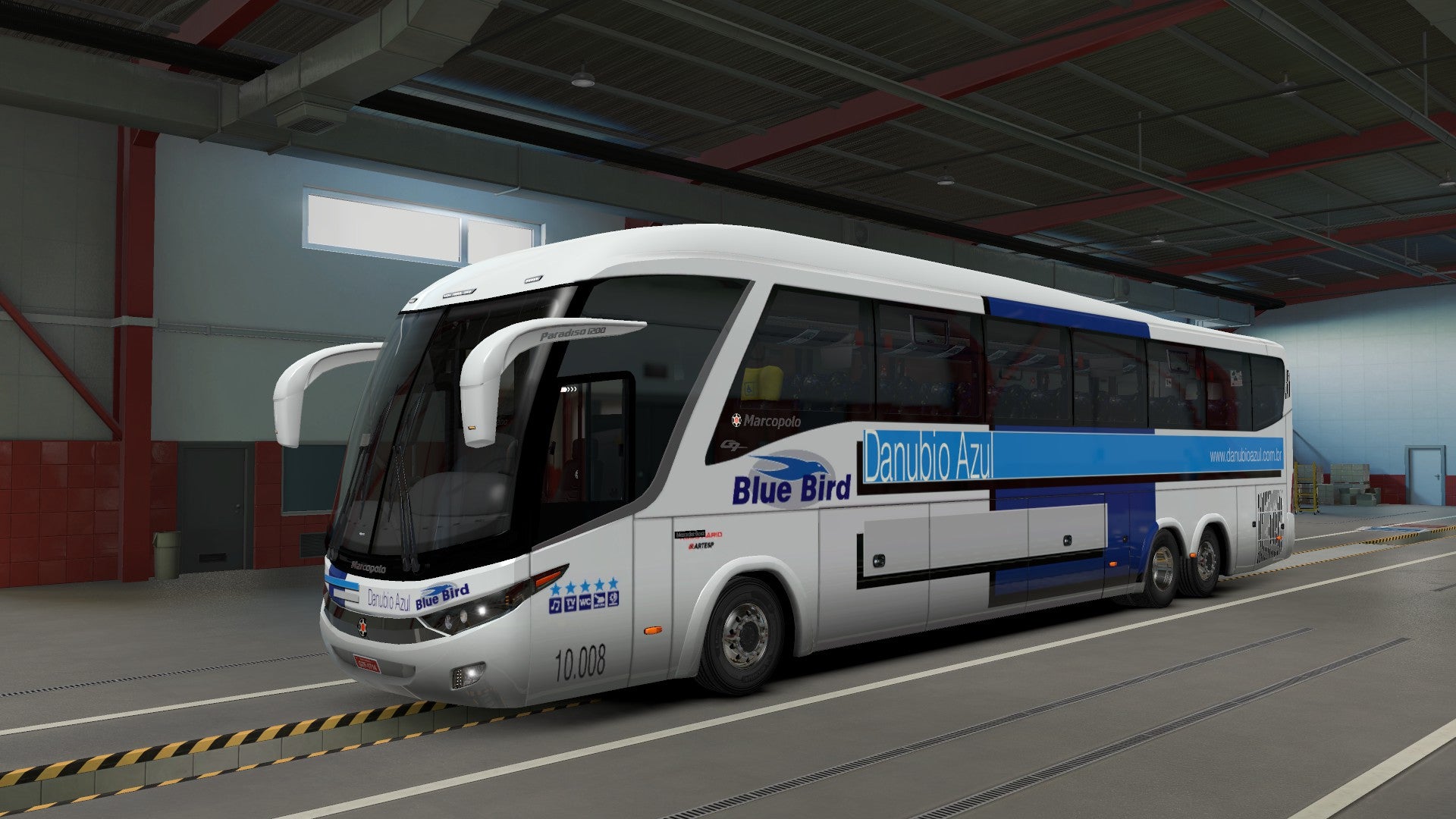 ETS2 Mod DLC para o G7 Mercedes-Benz Facelift 6x2