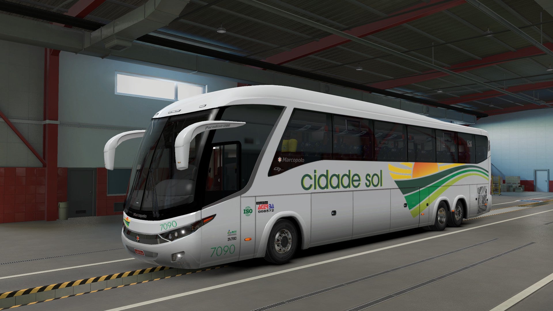 ETS2 Mod DLC para o G7 Mercedes-Benz Facelift 6x2