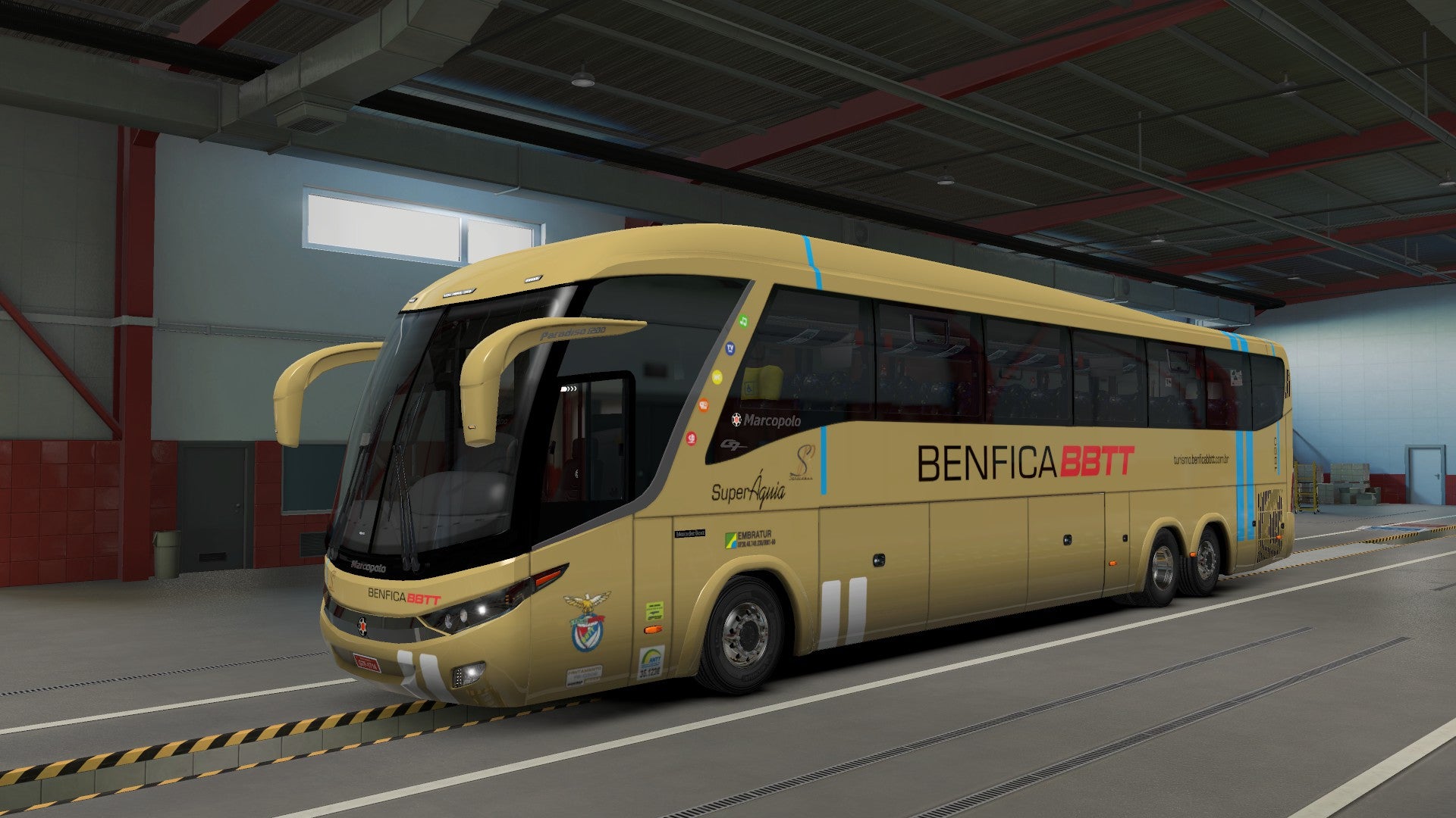 ETS2 Mod DLC para o G7 Mercedes-Benz Facelift 6x2