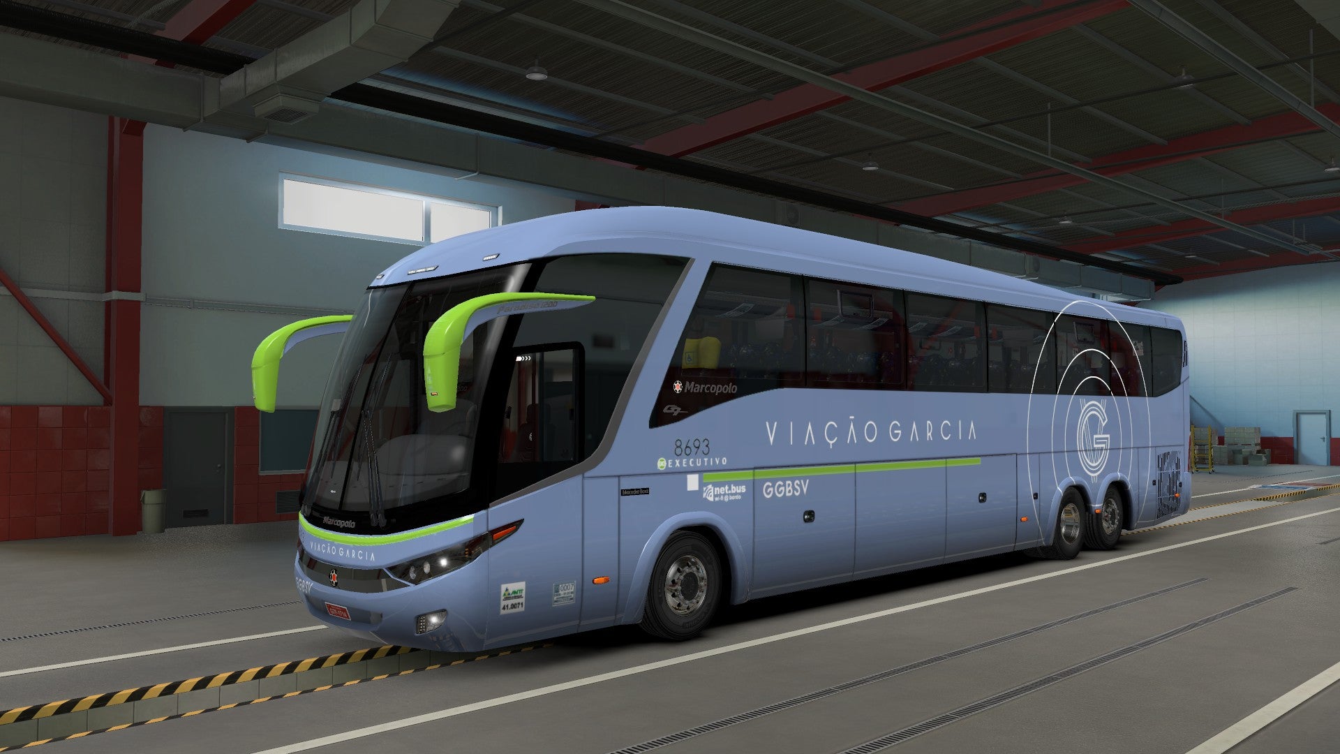 ETS2 Mod DLC para o G7 Mercedes-Benz Facelift 6x2