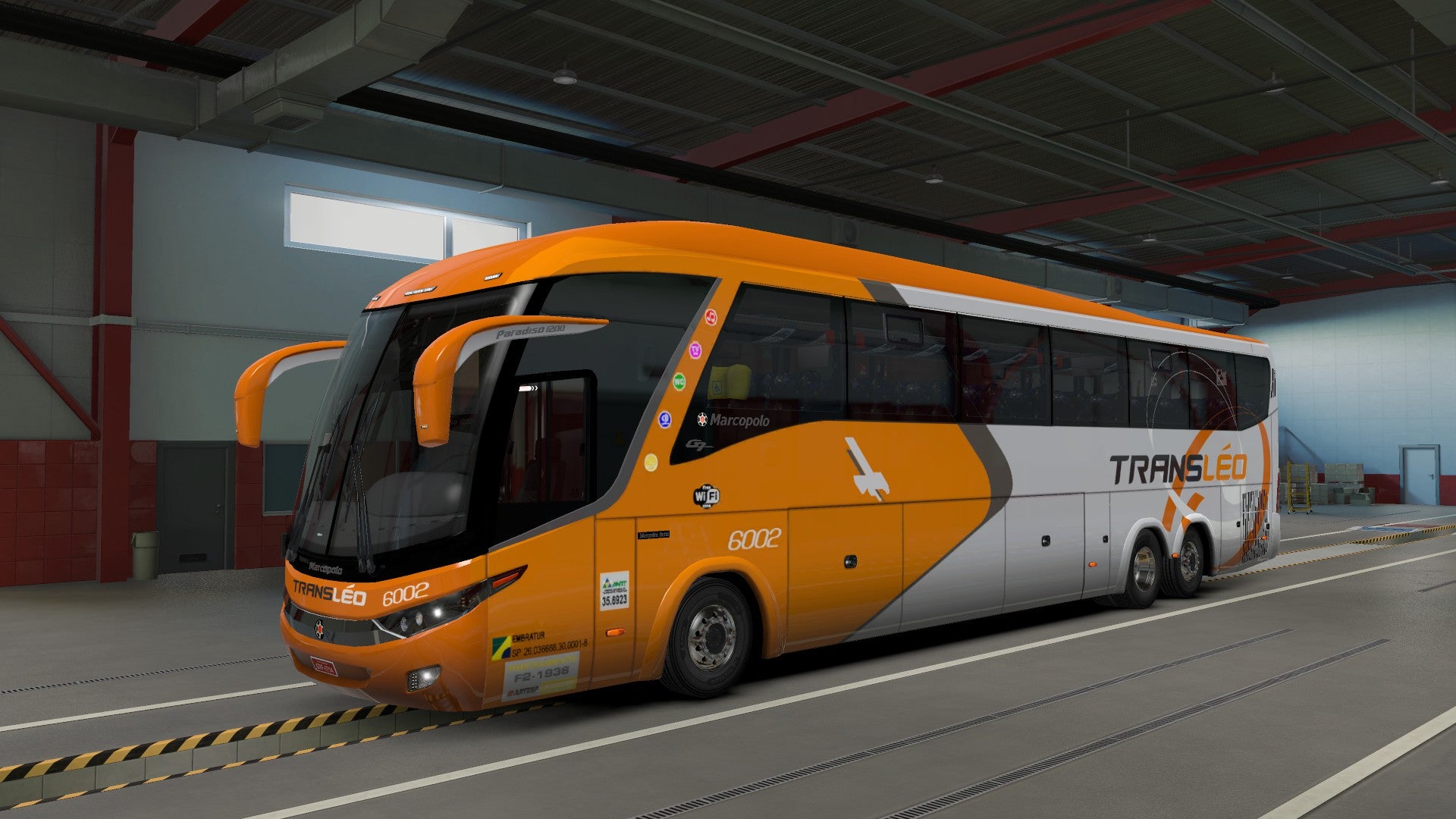 ETS2 Mod Bus G7 Volvo Facelift 6x2 Executivo