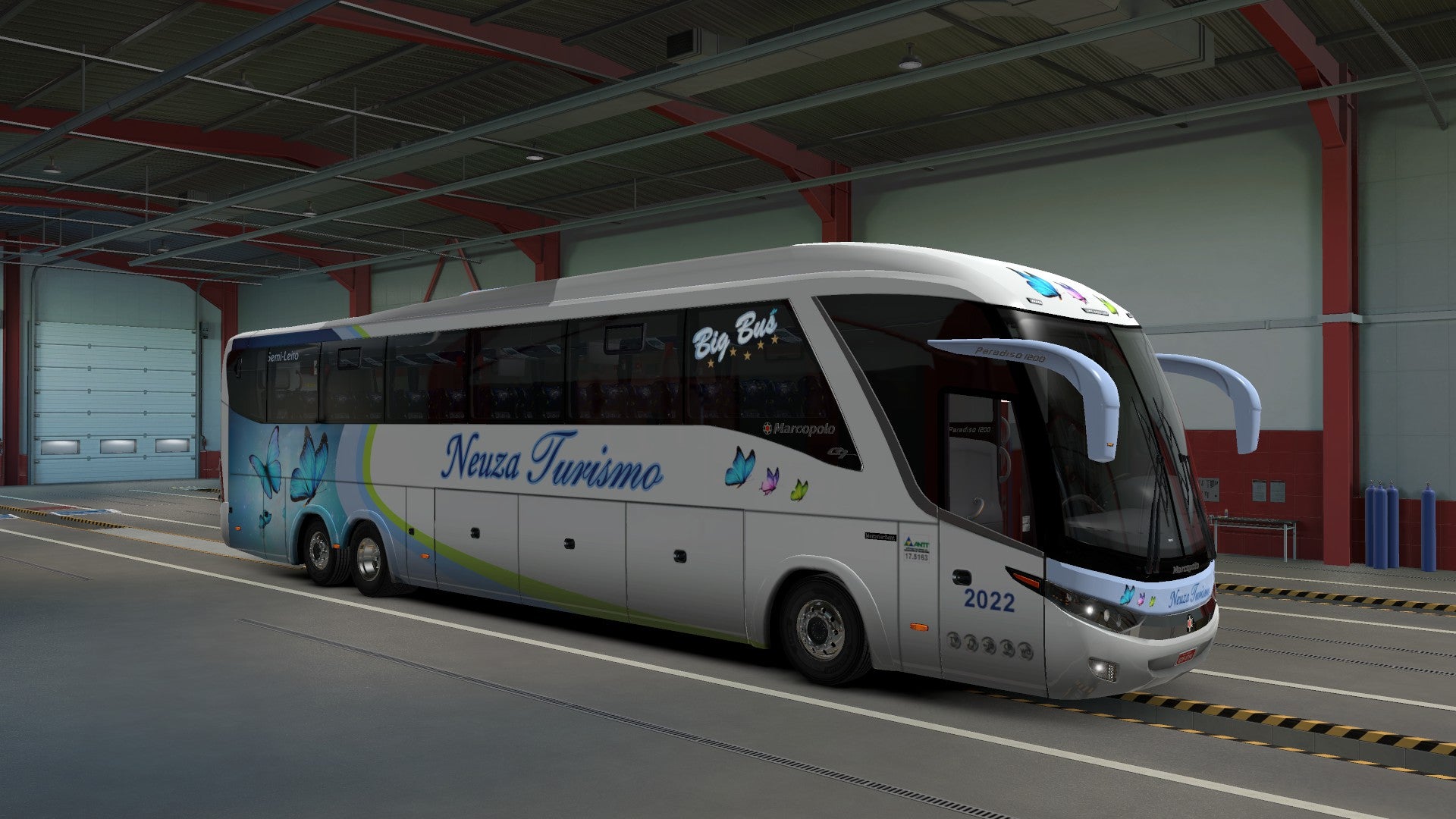 ETS2 Mod DLC para o G7 Mercedes-Benz Facelift 6x2