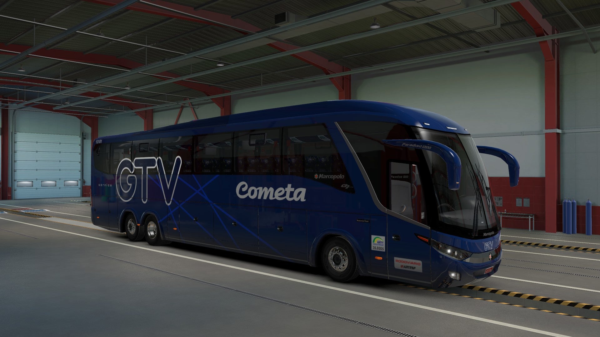 ETS2 Mod Bus G7 Scania Facelift 6x2 Premium 