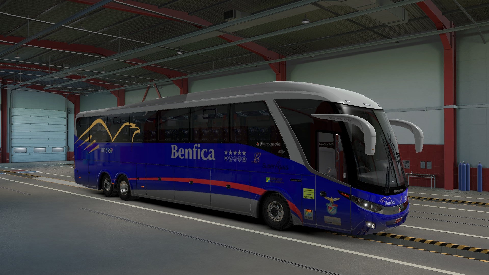 ETS2 Mod Bus G7 Volvo Facelift 6x2 Executivo