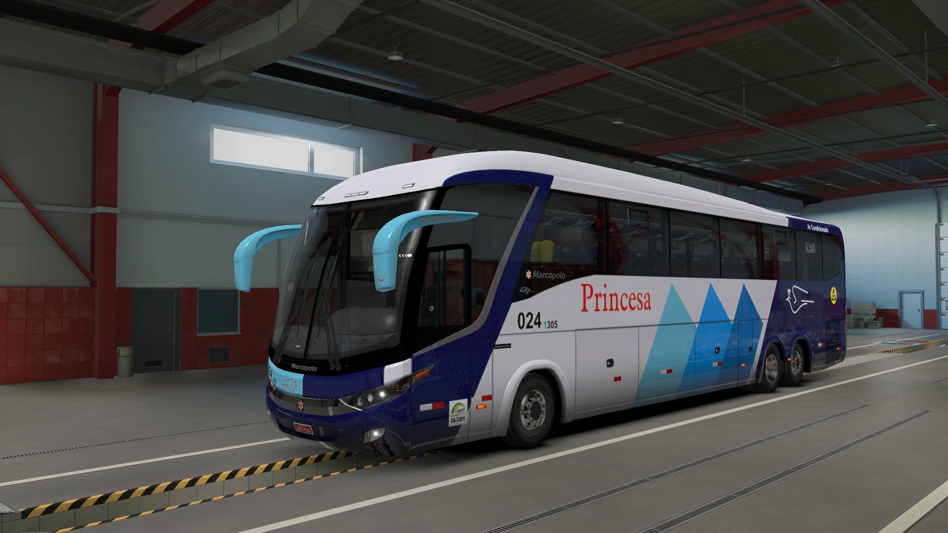 ETS2 Mod Bus G7 Volvo Facelift 6x2 Executivo