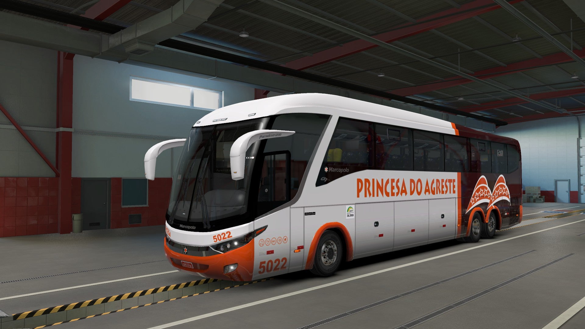 ETS2 Mod Bus G7 Volvo Facelift 6x2 Executivo