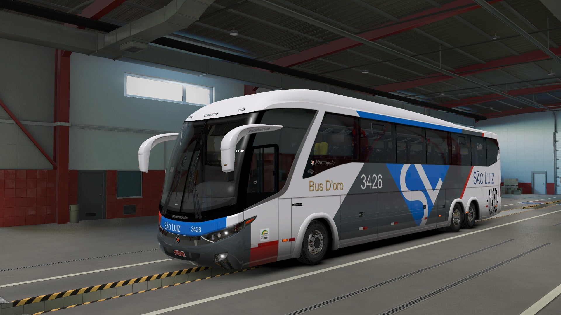ETS2 Mod Bus G7 Scania Facelift 6x2 Premium 