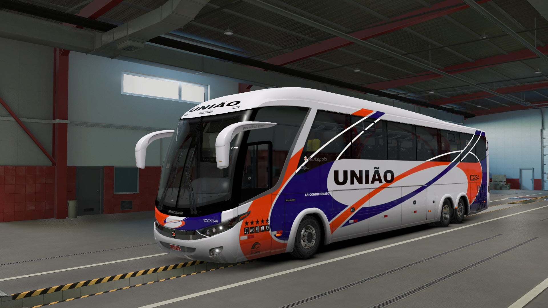 ETS2 Mod DLC para o G7 Mercedes-Benz Facelift 6x2