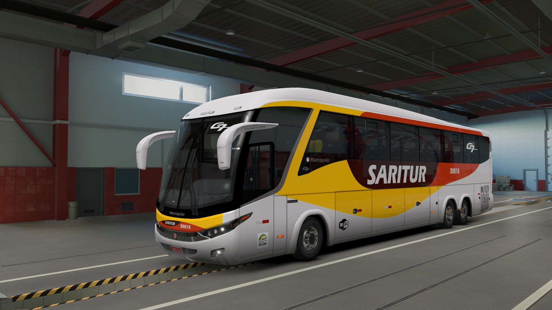 ETS2 Mod Bus G7 Scania Facelift 6x2 Premium 