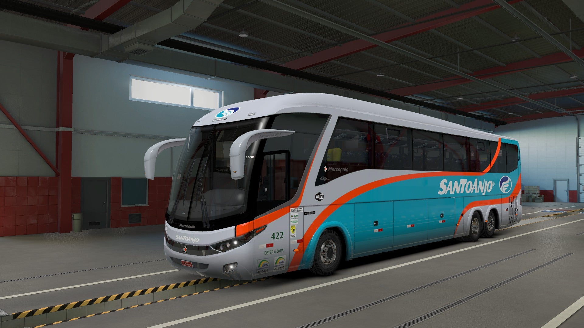 ETS2 Mod DLC para o G7 Mercedes-Benz Facelift 6x2
