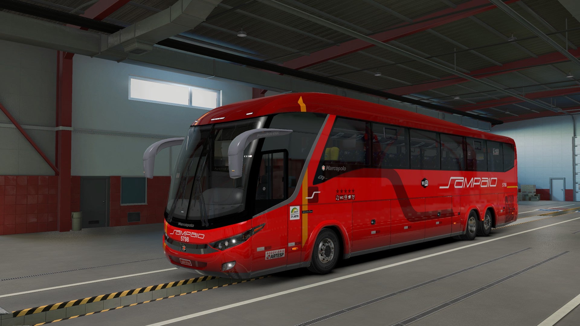 ETS2 Mod DLC para o G7 Mercedes-Benz Facelift 6x2
