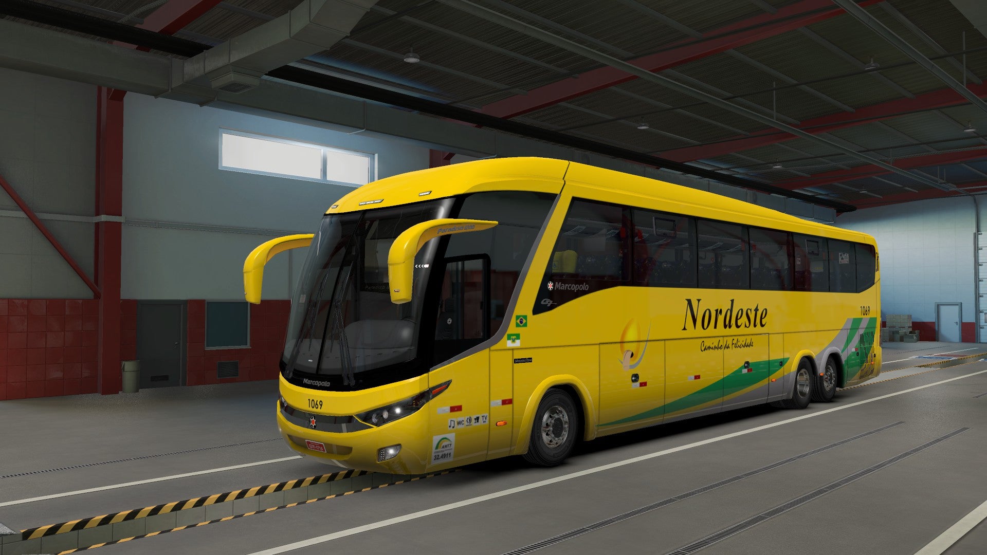 ETS2 Mod Bus G7 Volvo Facelift 6x2 Executivo