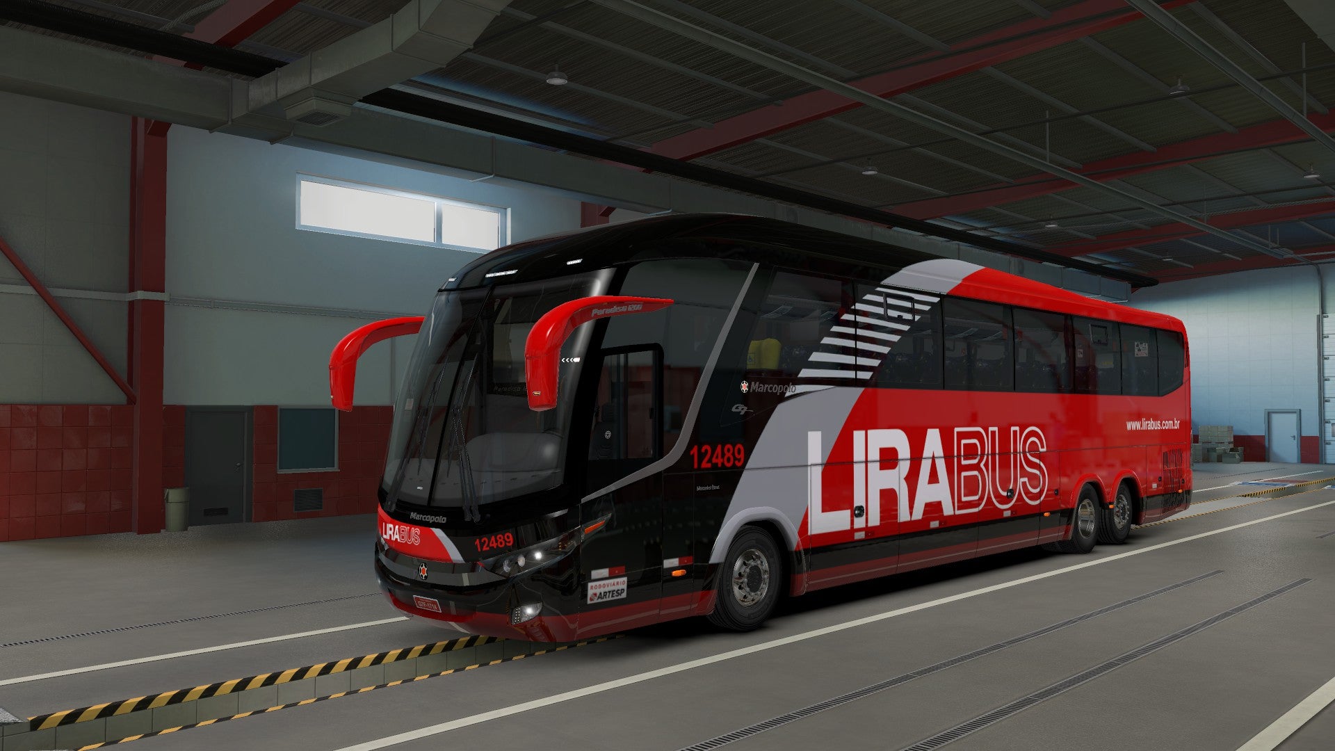 ETS2 Mod DLC para o G7 Mercedes-Benz Facelift 6x2