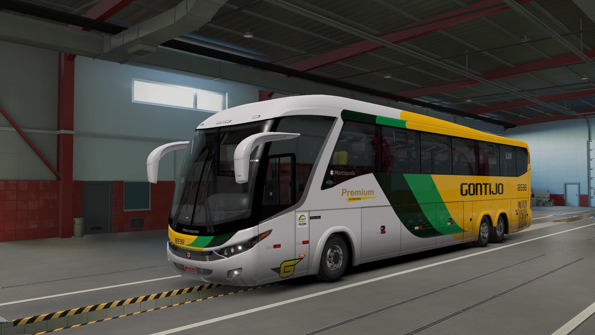 ETS2 Mod Bus G7 Volvo Facelift 6x2 Executivo