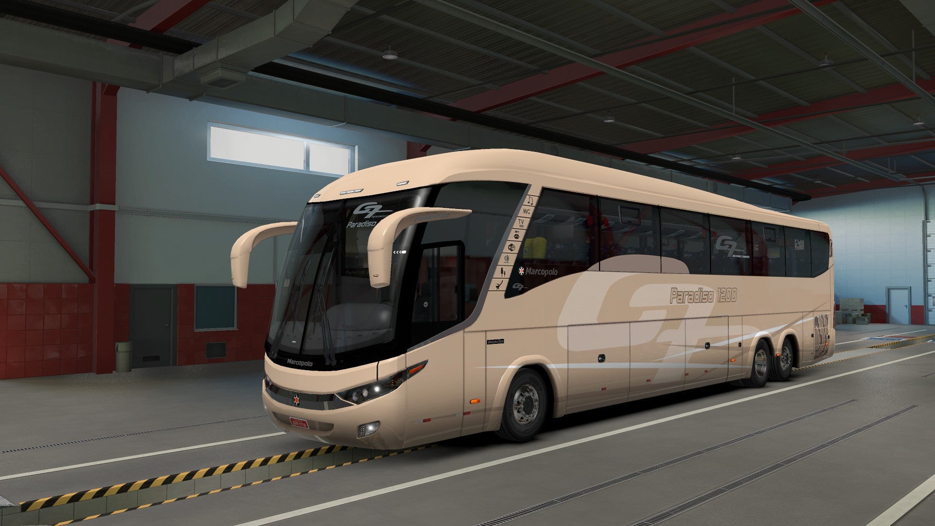 ETS2 Mod DLC para o G7 Mercedes-Benz Facelift 6x2
