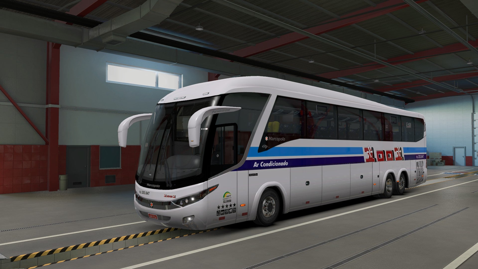 ETS2 Mod Bus G7 Volvo Facelift 6x2 Executivo
