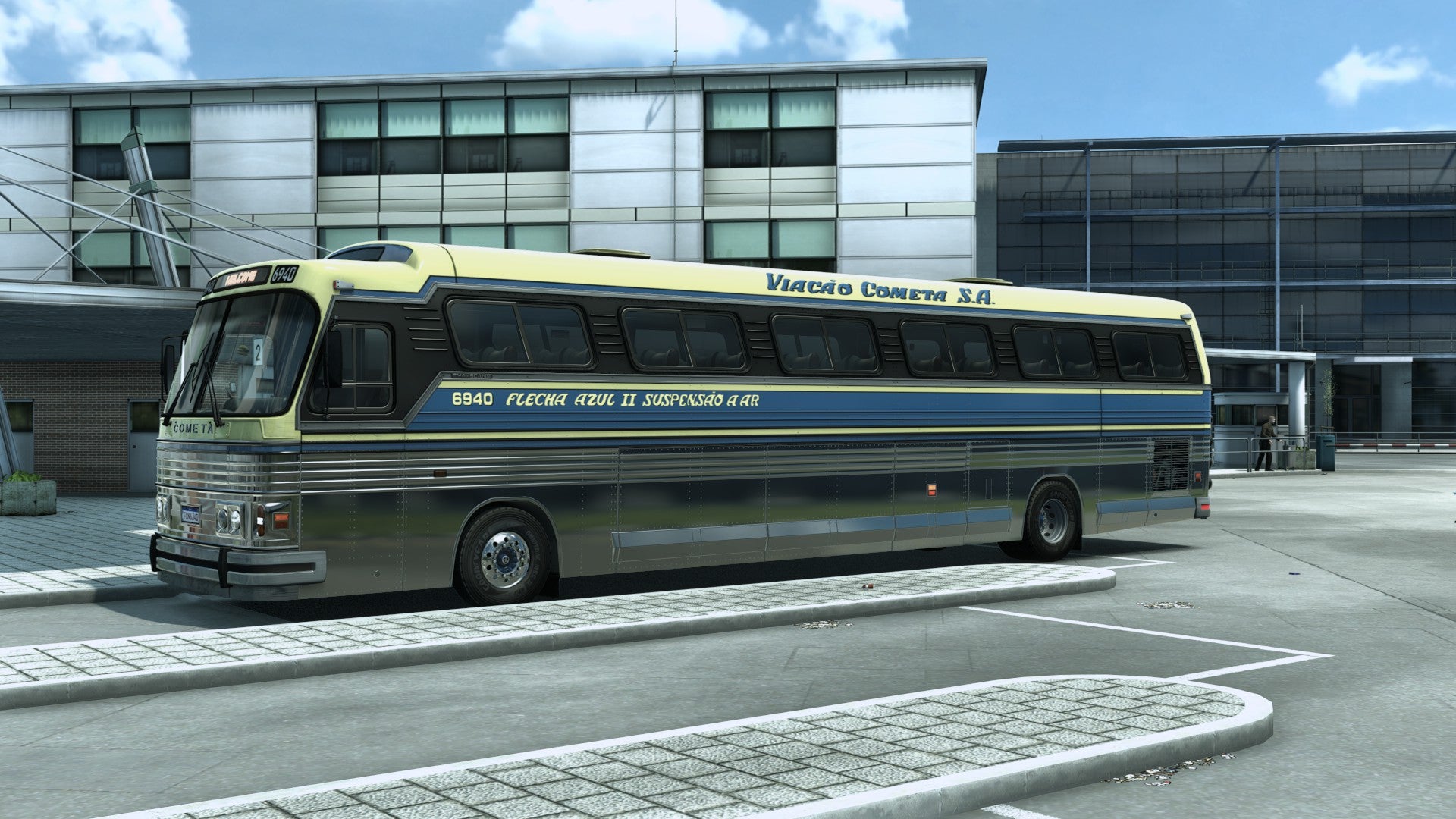 ETS2 Mod Bus CMA Scania 4x2 Flecha Azul II