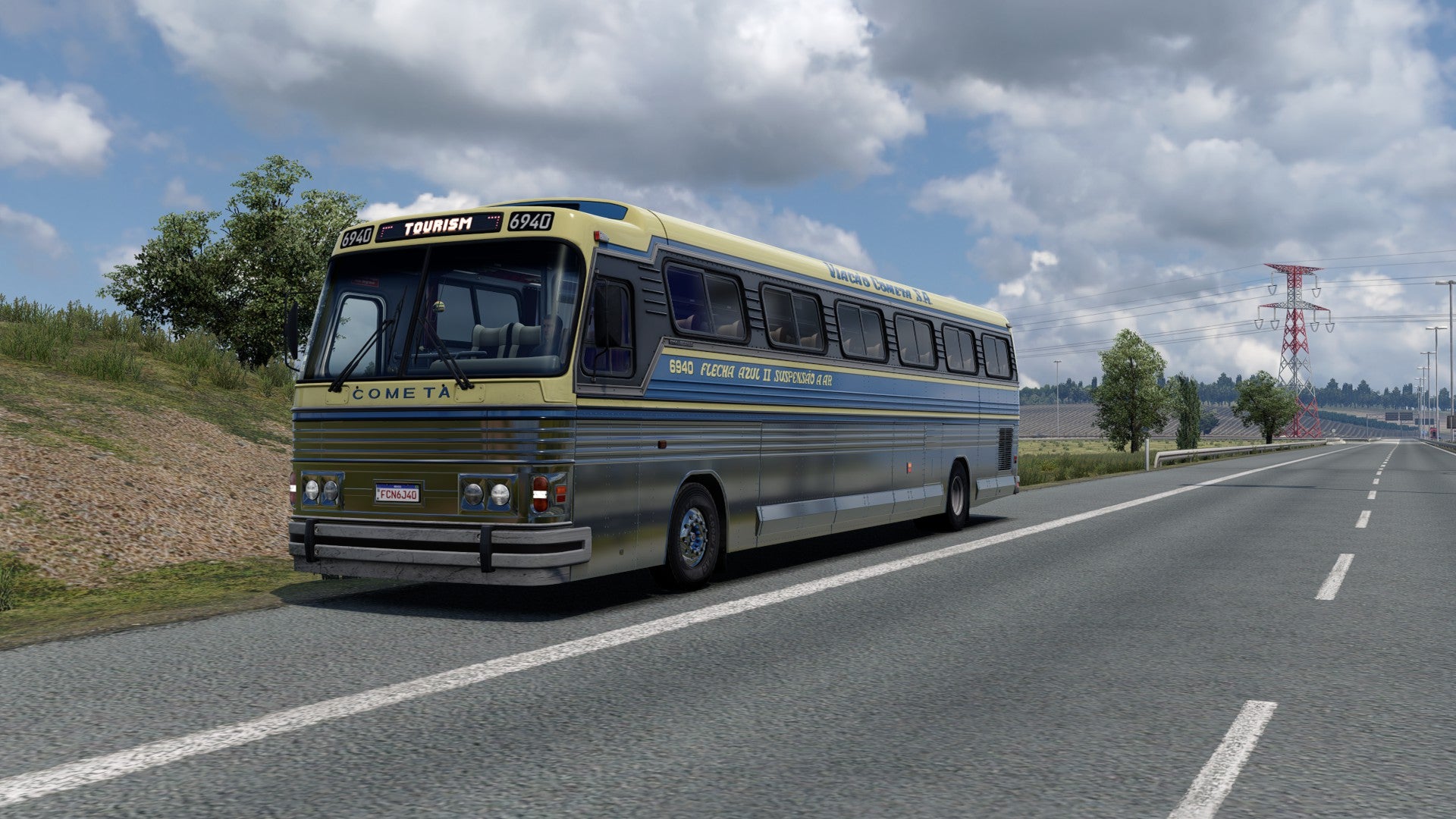 ETS2 Mod Bus CMA Scania 4x2 Flecha Azul II