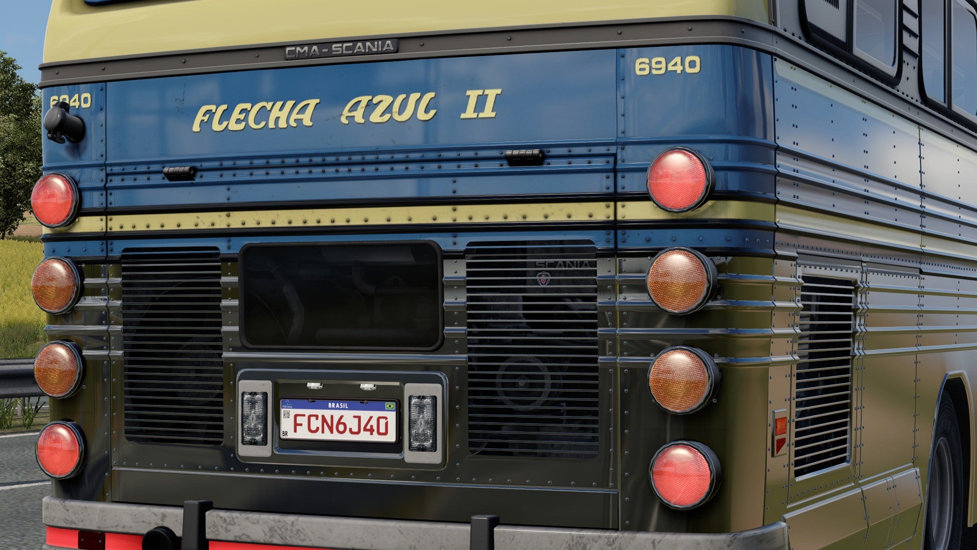 ETS2 Mod Bus CMA Scania 4x2 Flecha Azul II