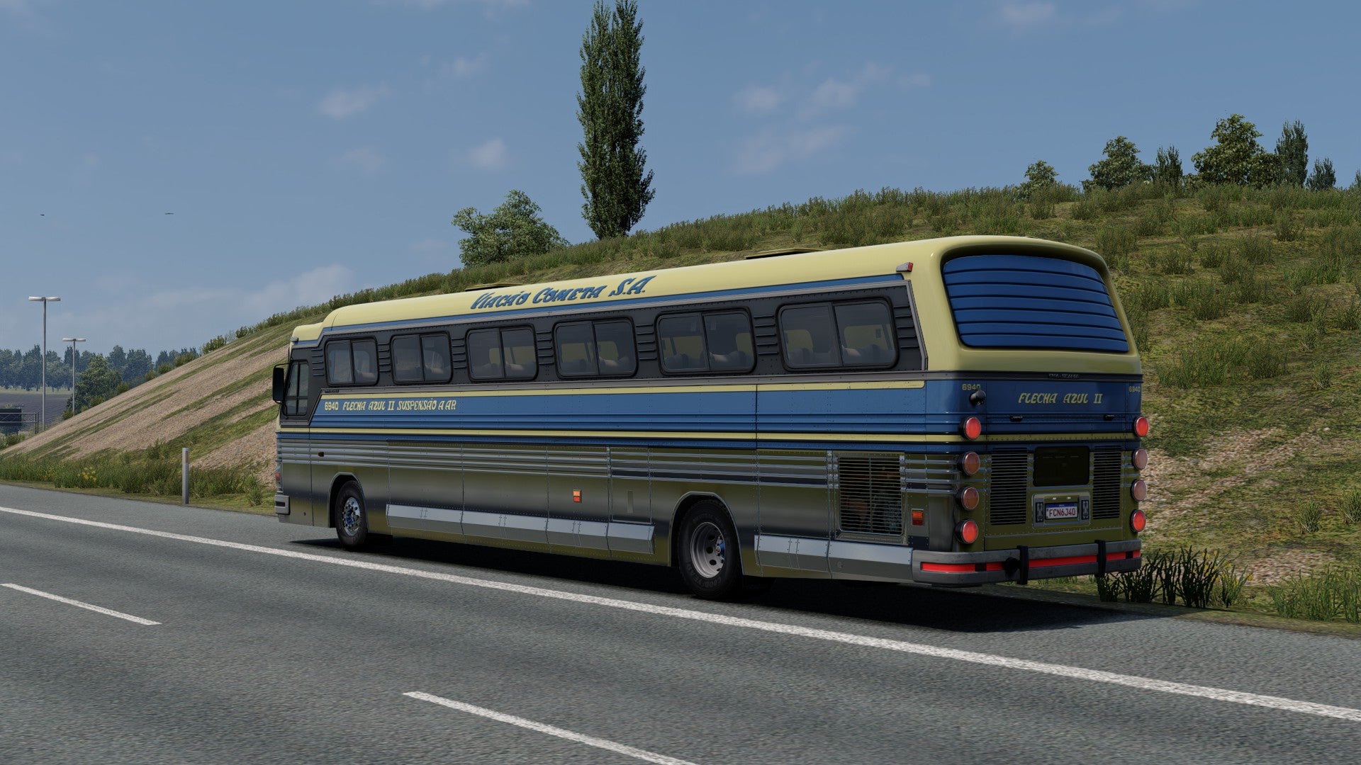 ETS2 Mod Bus CMA Scania 4x2 Flecha Azul II